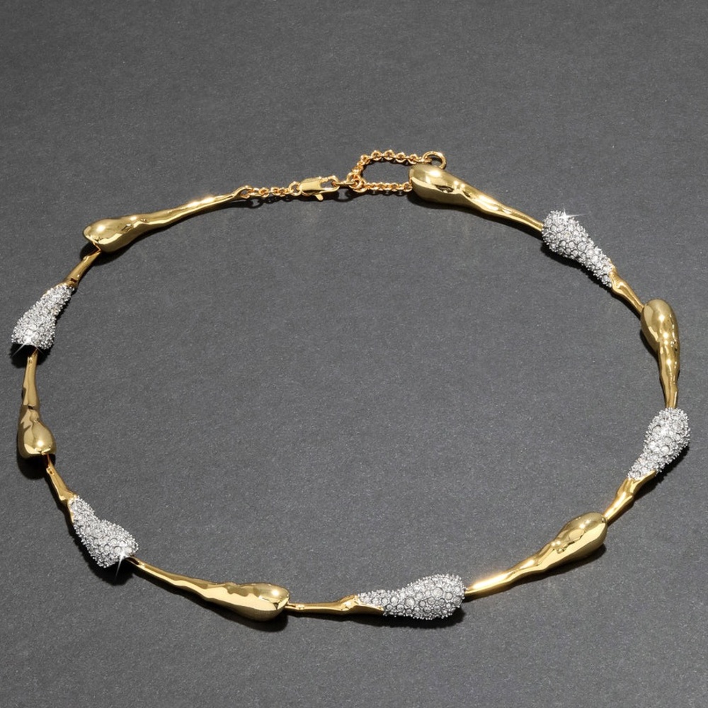 ALEXIS BITTAR • Solanales Crystal Teardrop Riviera Necklace